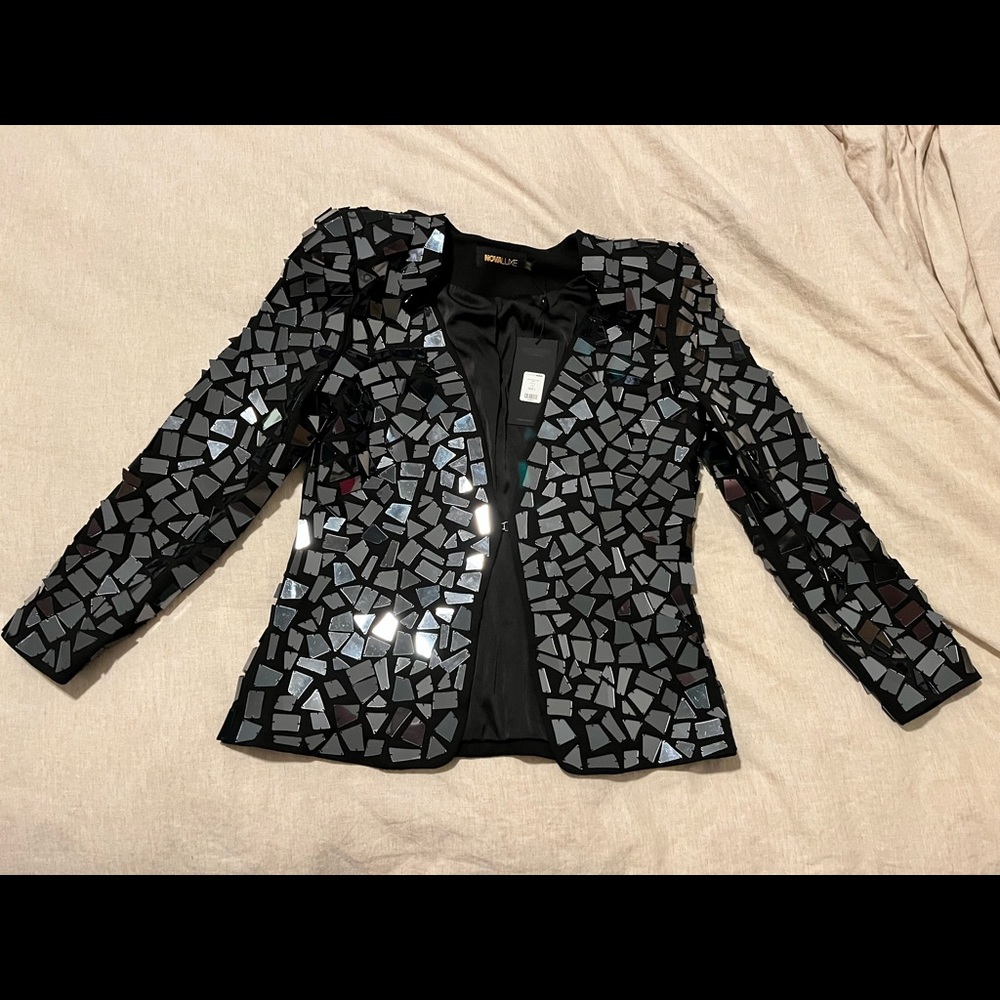Fashion Nova Victoria Mirror Blazer